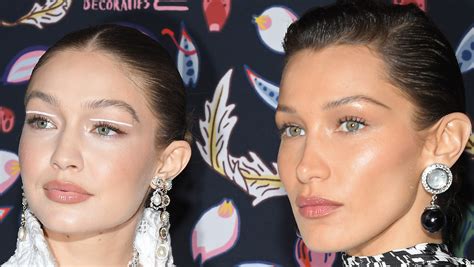 bella hadid versace|bella vs gigi hadid.